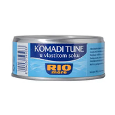 Tunjevina Rio Mare Komadi U Sopstvenom Soku 160 g
