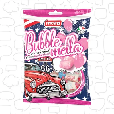 Karamele Bubble Mella Pop Art 100 g