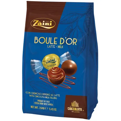 Zaini Praline Boule Dor Milk 154 g