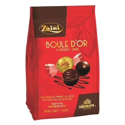 Zaini Praline Boule Dor Dark 154 g