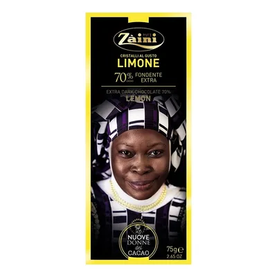 Zaini Cokolada Limone 70% Crna Cokolada 75 g