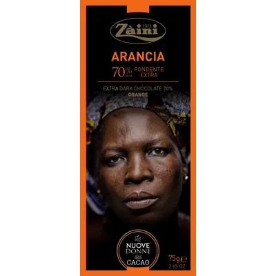 Zaini Cokolada Arancia 70% Crna Cokolada 75 g