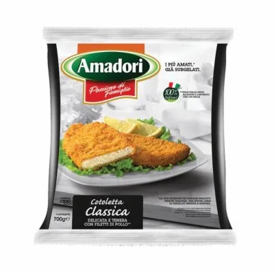 Panirani Pileci File Smrznut Amadori 700 g