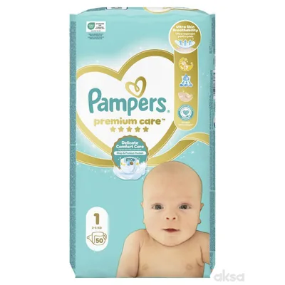 Pampers Pelene Premium Care 1 Newborn 50 P&g