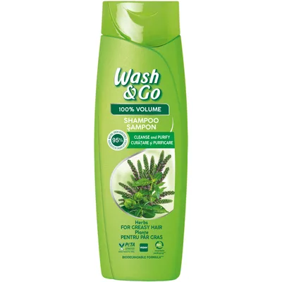 Sampon Wash&go Herbal Coctalil 200 ml