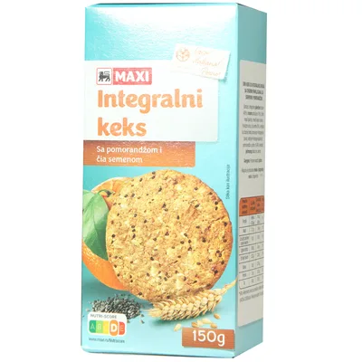 Keks Massimo Biscotin Pomorandza I Cokolada 150 g