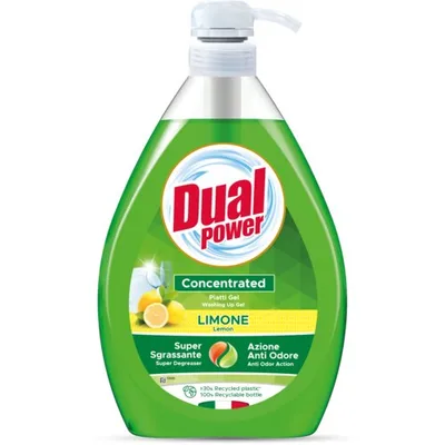 Deterdzent Za Posudje Dual Power Lemon