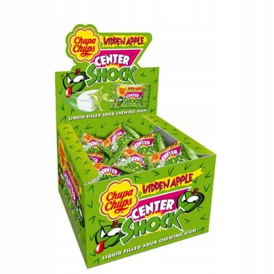 Zvaka Shock-Zelena Jabuka Chupa Chups 4 g