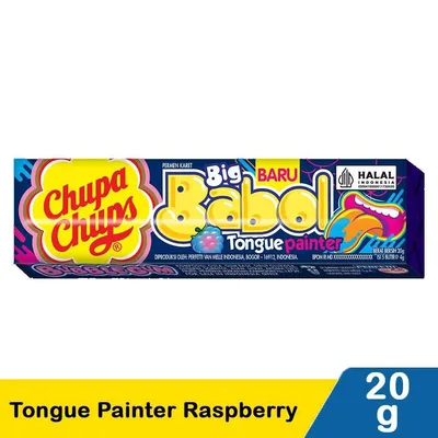 Žvake Big Babol Tongue Painter Chupa Chups 28 g