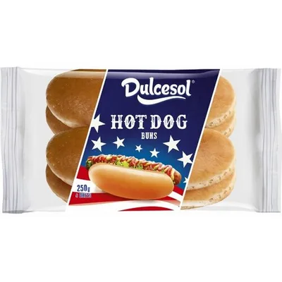 Dulcesol Hot Dog Kifle Vicky Food 250 g