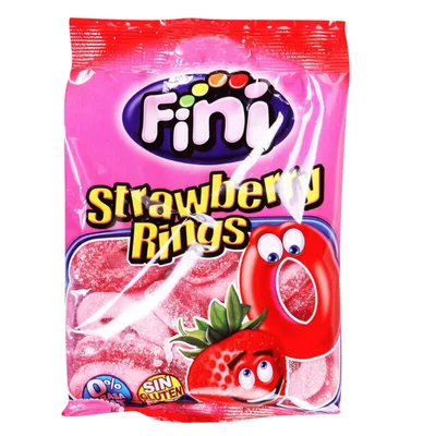 Bombon Jelly Strawberry Rings 100 Fi