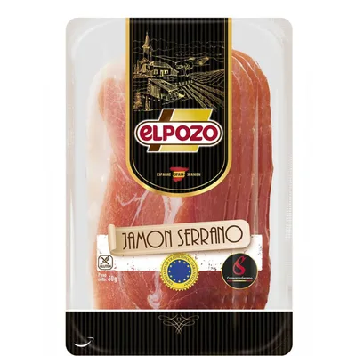 Pršut Serrano Slajs Elpozo 60 g