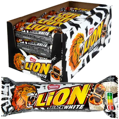Bar Lion Blackwhite Nestle 42 g