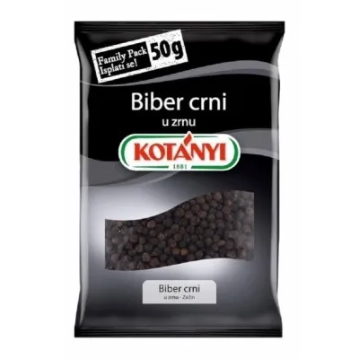 Biber Crni U Zrnu Sa Mlinom 50 g