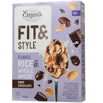 Emma Pahuljice Crna Cokolada 375 g