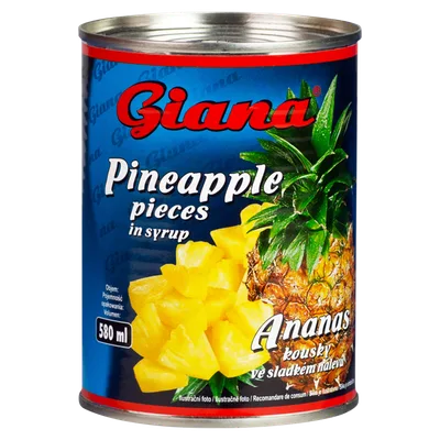Kompot Ananas Giana Kolutici 565 g