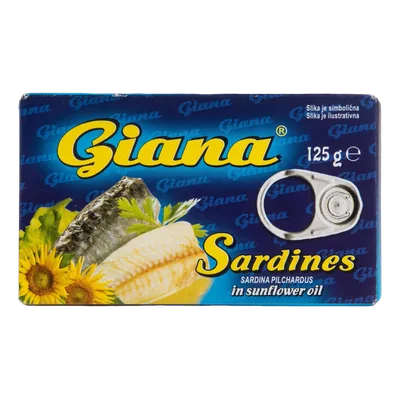 Giana Sardina U Ulju 125 g