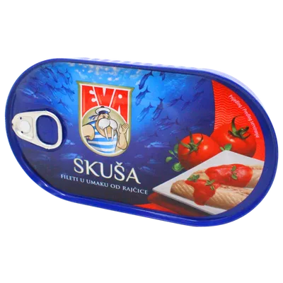 Skuša Fileti U Paradajzu Kfj 170 g
