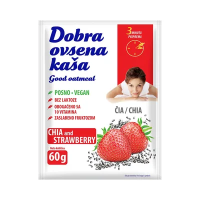 Dobra Ovsena Kasa Cia/Jagoda 60 g