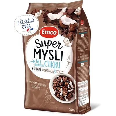 Musli Čokolada&kokos Emco 500 g