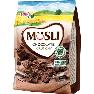 Musli Crunchy Čokolada Bonavita 375 g