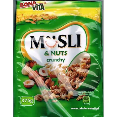 Musli Hazelnuts Crunchy Bonavita 375 g