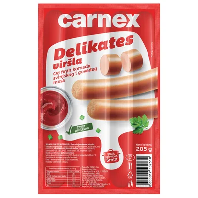 Carnex Smazalice Delikates Hot Dog 205 g