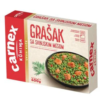 Carnex Gotovo Jelo Grasak Sa Svinjskim Mesom 400 g