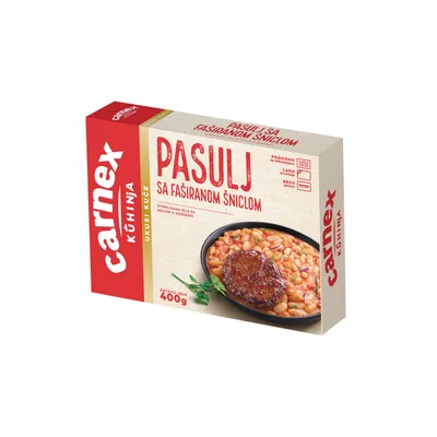 Carnex Gotovo Jelo Pasulj Sa Faširanom Šniclom 400 g