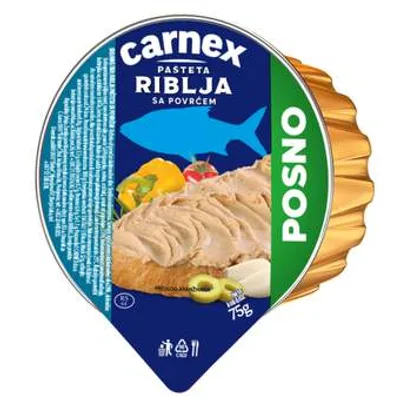 Carnex Pasteta Riblja Sa Povrcem 75 g