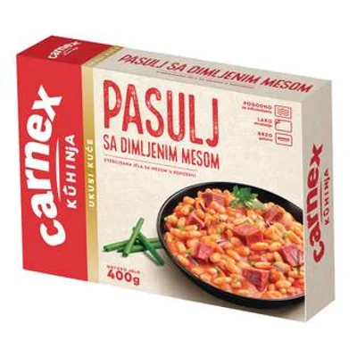 Carnex Gotovo Jelo Pasulj Sa Dimljenim Mesom 400 g