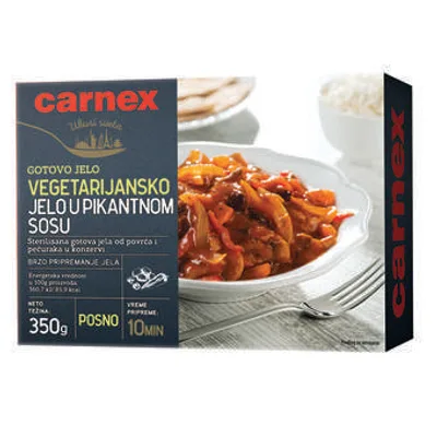 Carnex Veget.Jelo Pikan.Sos 350 g