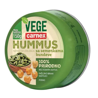 Carnex Hummus Sa Semenkama Bundeve 150 g