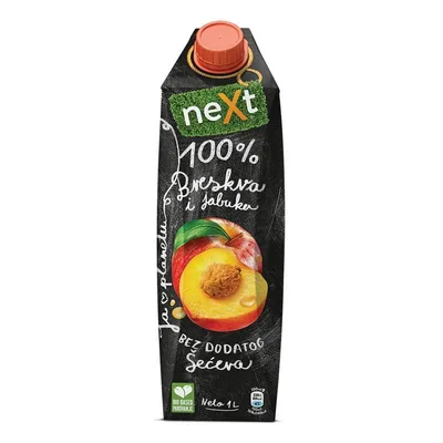 Sok Breskva 100% Brik Budimka 1 L