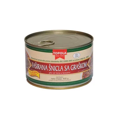 G.J.Fasirana Snicla Sa Graskom Topola 400 g