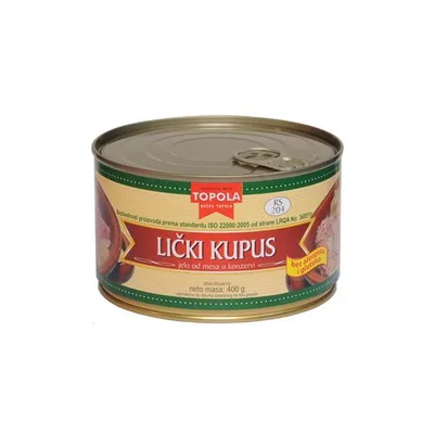 Gotovo Jelo Licki Kupus B.Topola 400 g