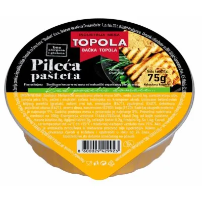 Pašteta Pileća Topola 75 g