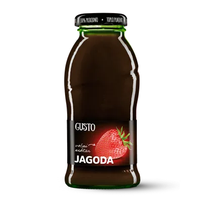 Voćni Nektar Gusto Golf Jagoda Staklo 200 ml