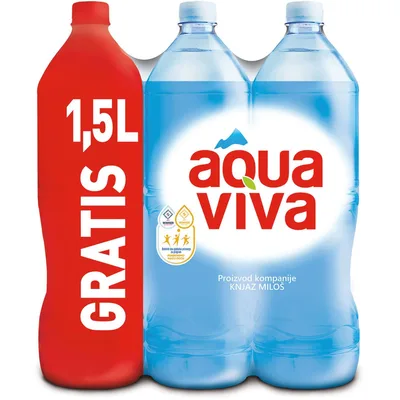 Aqua Viva Negazirana Voda Pet 3 1 6 L