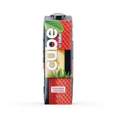 Knjaz Miloš Sok Cube By Tube Banana I Jagoda 1 L