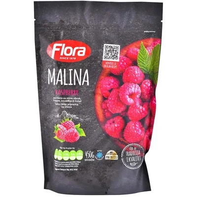 Malina Smrz Flora 450 g