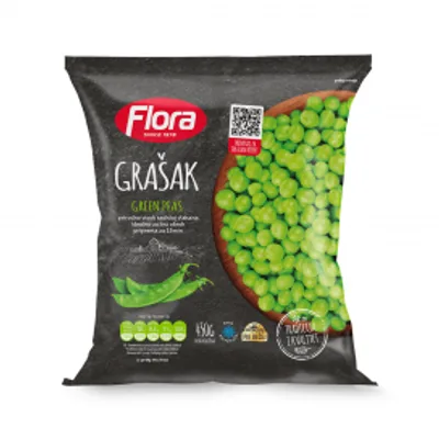 Delistirano Smrznuto Povrce Flora Grasak 400 g