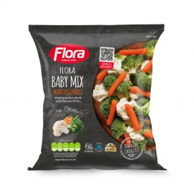 Delistirano Smrznuto Povrce Flora Baby Mix 400 g