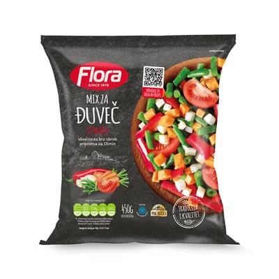 Delistirano Smrznuto Povrce Flora Mesano Povrce Za Duvec 400 g
