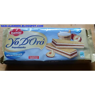 Bambi Napolitanka Mleko Lesnik Yo Doro 93 g