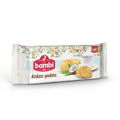 Bambi Keks Kokos Galete 160 g