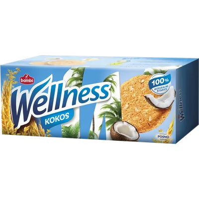Bambi Keks Wellness Sa Kokosom 210 g