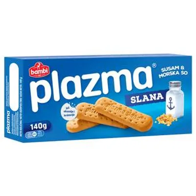 Plazma Keks Bambi Slana Susam I Morska So 140 g