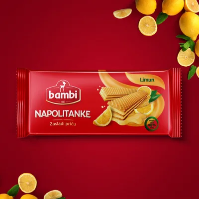 Bambi Napolitanka Limun 370 g