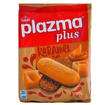 Plazma Keks Plus Karamela Bambi 90 g